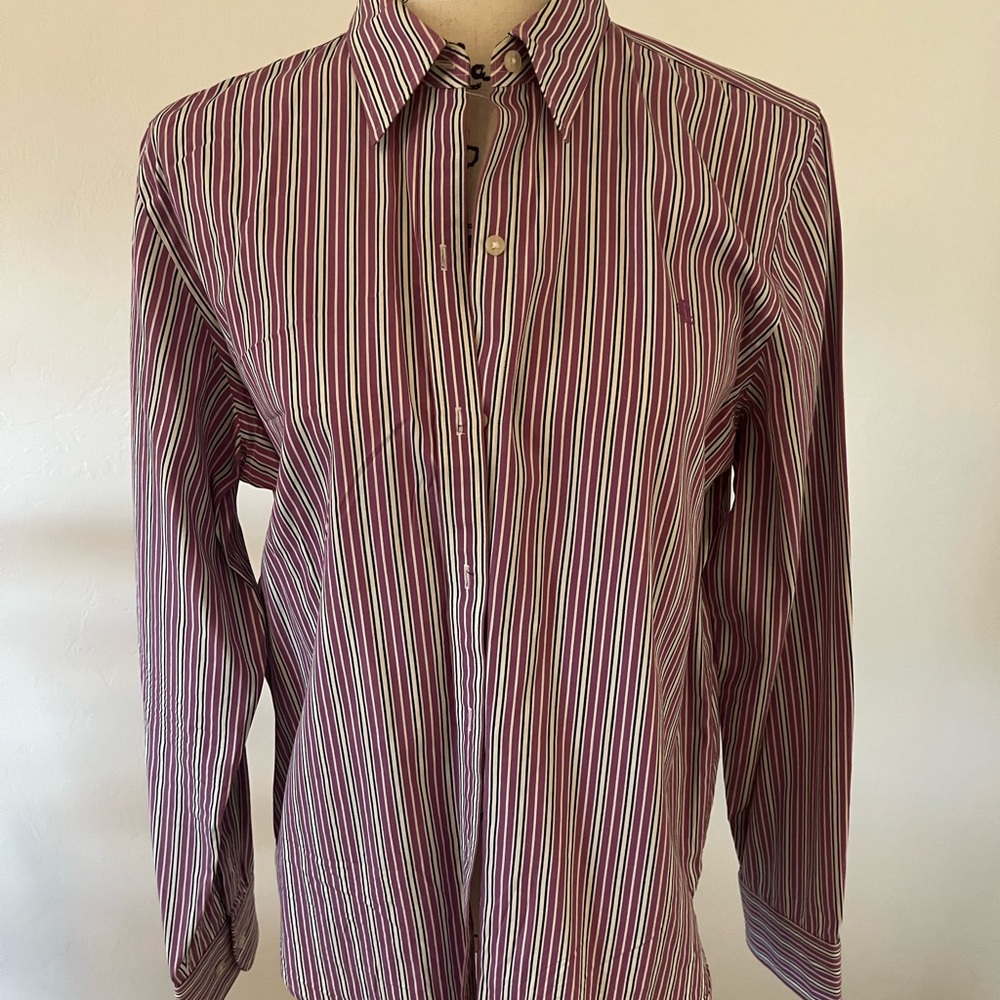 Lauren Ralph Lauren Women's Multicolor Striped Button-Down Shirt